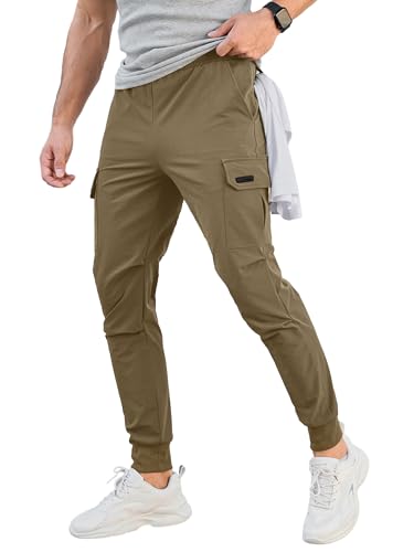 Amazon.com: Comdecevis Men's Cargo Jogger Pants Stretch